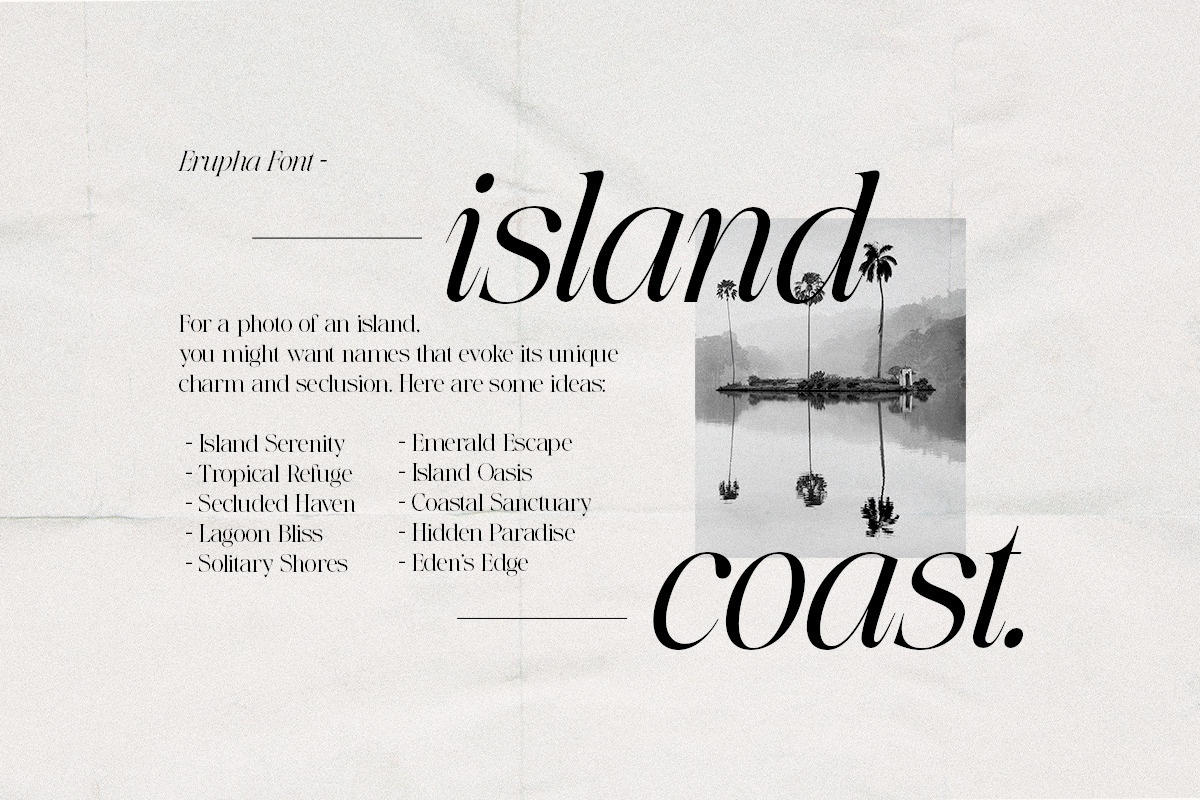 The Erupha Font Preview - Free Font Downloads