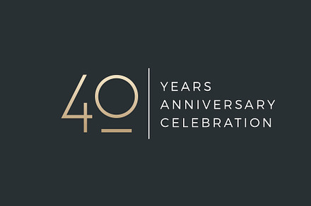 Forty years celebration event., a Background Graphic by lettett