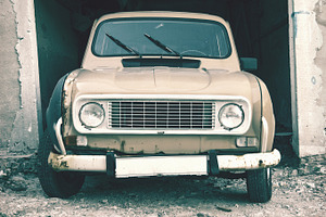 Front view of old car, a Transportation Photo by BOOCYS