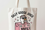 Silly Goose Juice Box PNG Asset, a Shirt Mockup by Vector Stall (Thumbnail 9 of 15)