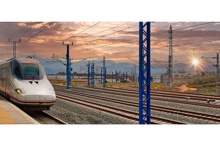 Spain, Antequera train station, a Transportation Photo by Web Engine Design