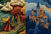 50 Fairytale Cut Paper Collages, a Person Illustration by Incomelion (Thumbnail 12 of 13)