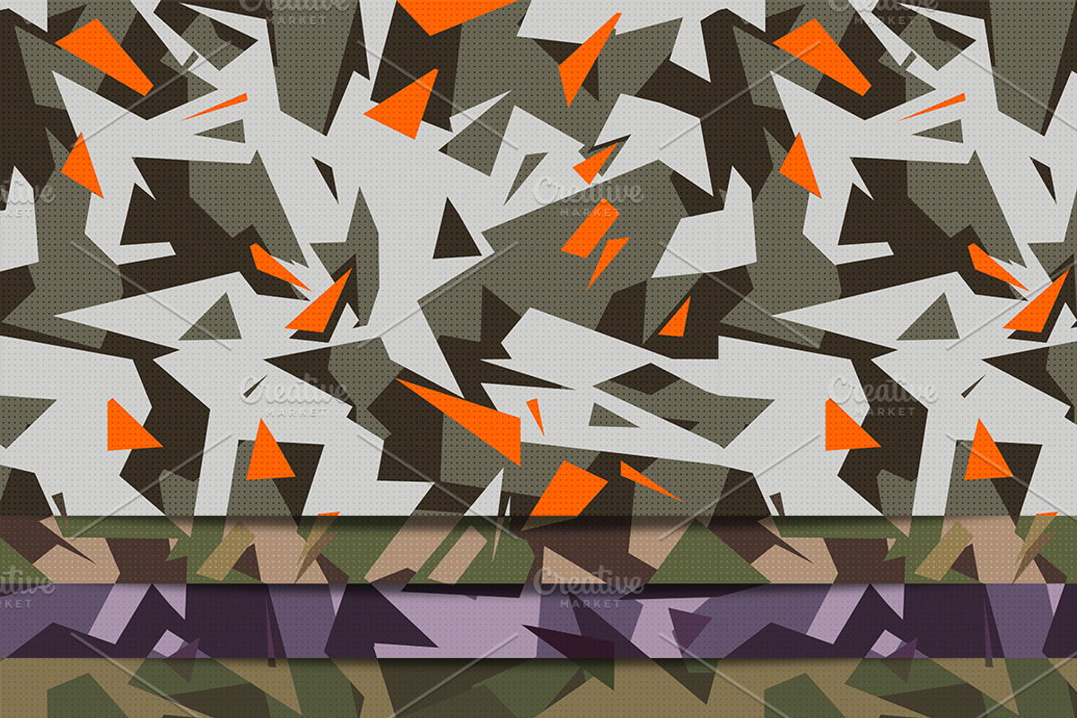 Military Camouflage Patterns Sets, a Pattern Graphic by Poloviiinkin (Photo 3 of 3)