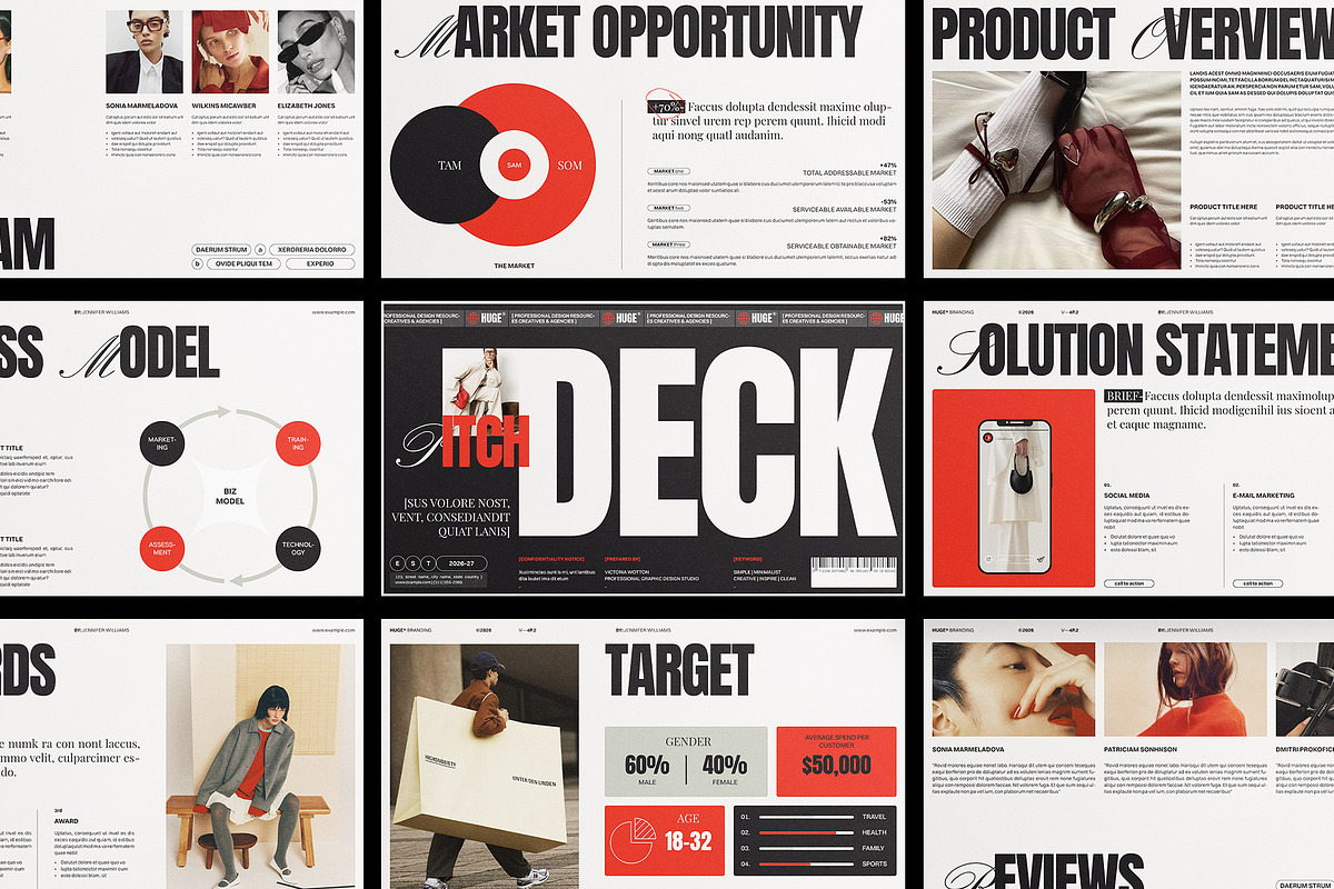 Pitch Deck Presentation Template, a Presentation Template by ArtisanaAura (Photo 5 of 9)