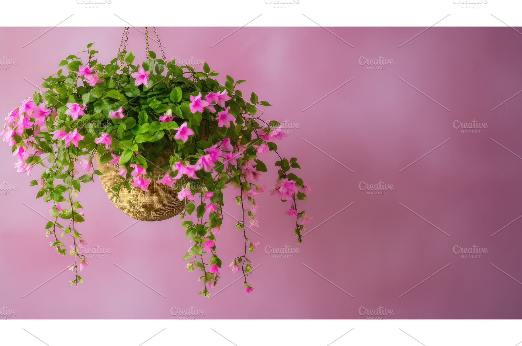 photo hanging plant isolated ai, a Nature Photo by pikepicture