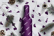 Wrapping Paper Wine Bottle Mockup, a Pens & Pencil Mockup by creatsy5 (Thumbnail 10 of 27)