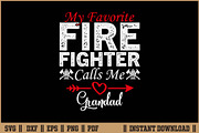 Favorite Firefighter Call Me Grandad, an Illustration by Handy Arts Studio (Thumbnail 1 of 3)
