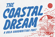 Coastal Dream a Bold Display Font, a Sans Serif Font by Honestype (Thumbnail 1 of 12)
