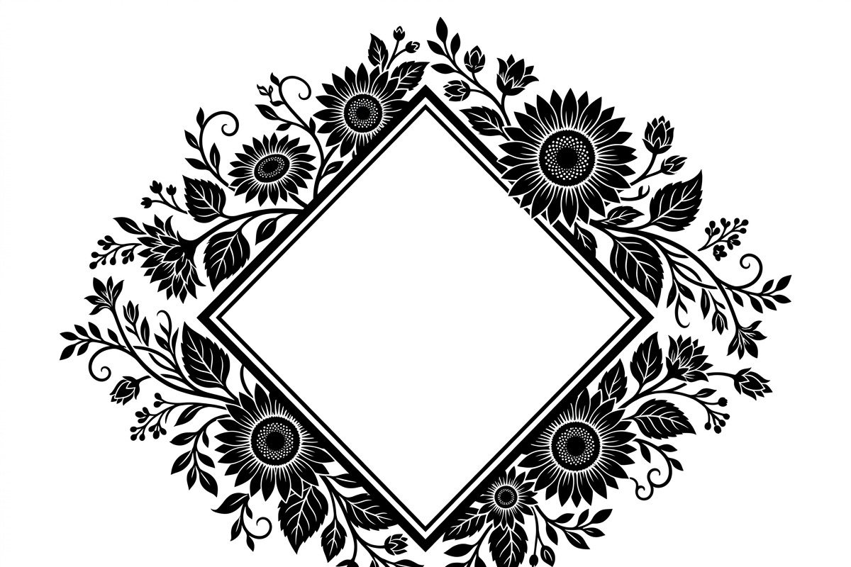 60 Romantic Diamond Wall Floral, a Decorative Illustration by Amazin_art (Photo 39 of 42)