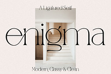 Enigma A Classy Ligatured Serif