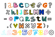 Happy-go-Lucky | Alphabet, a Font by Daria Miazhevich (Thumbnail 2 of 4)