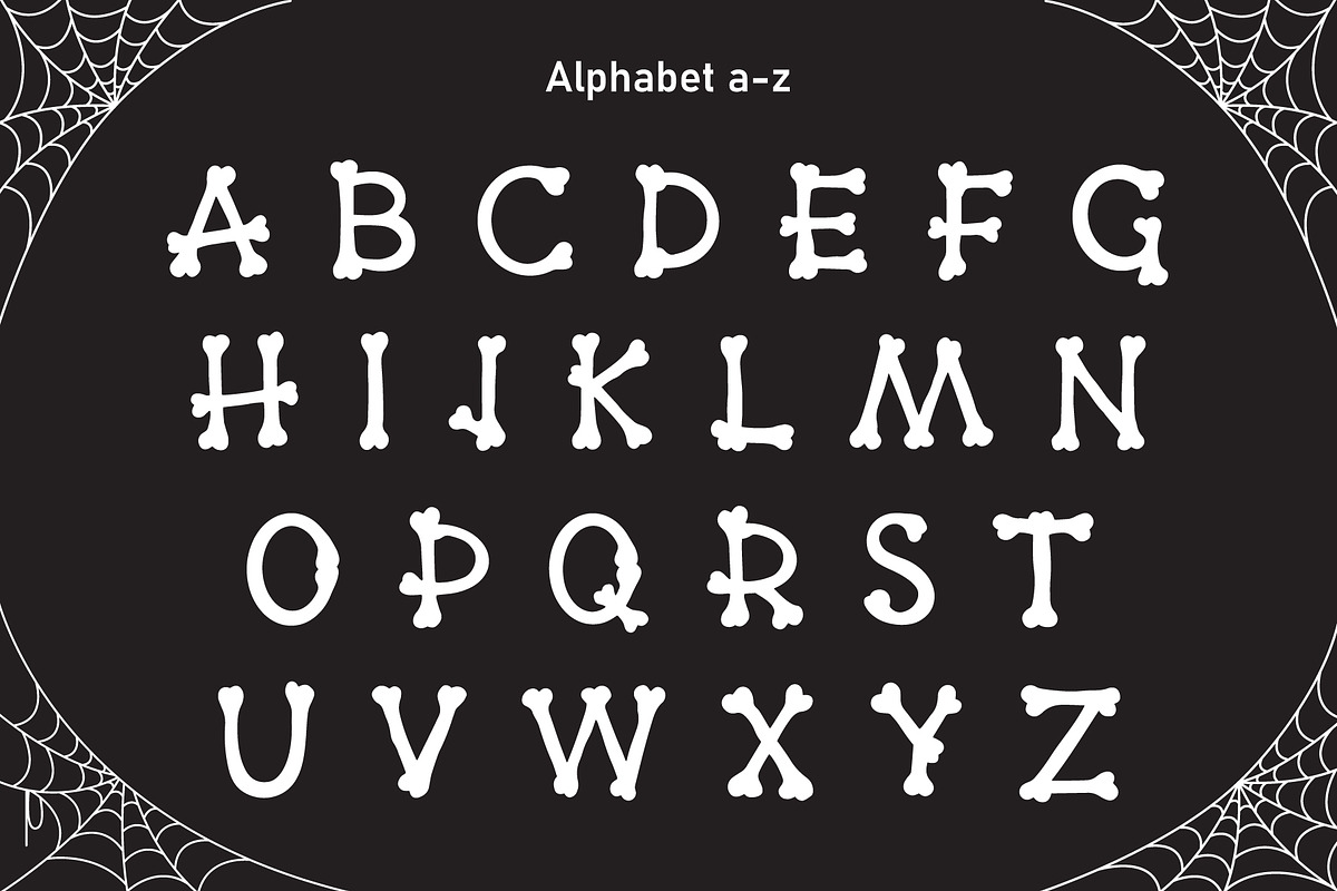 Bone Fonts, a Font by Fox7 By Rattana (Photo 3 of 7)