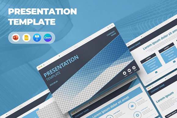 Minimal Business Presentation Template preview 7