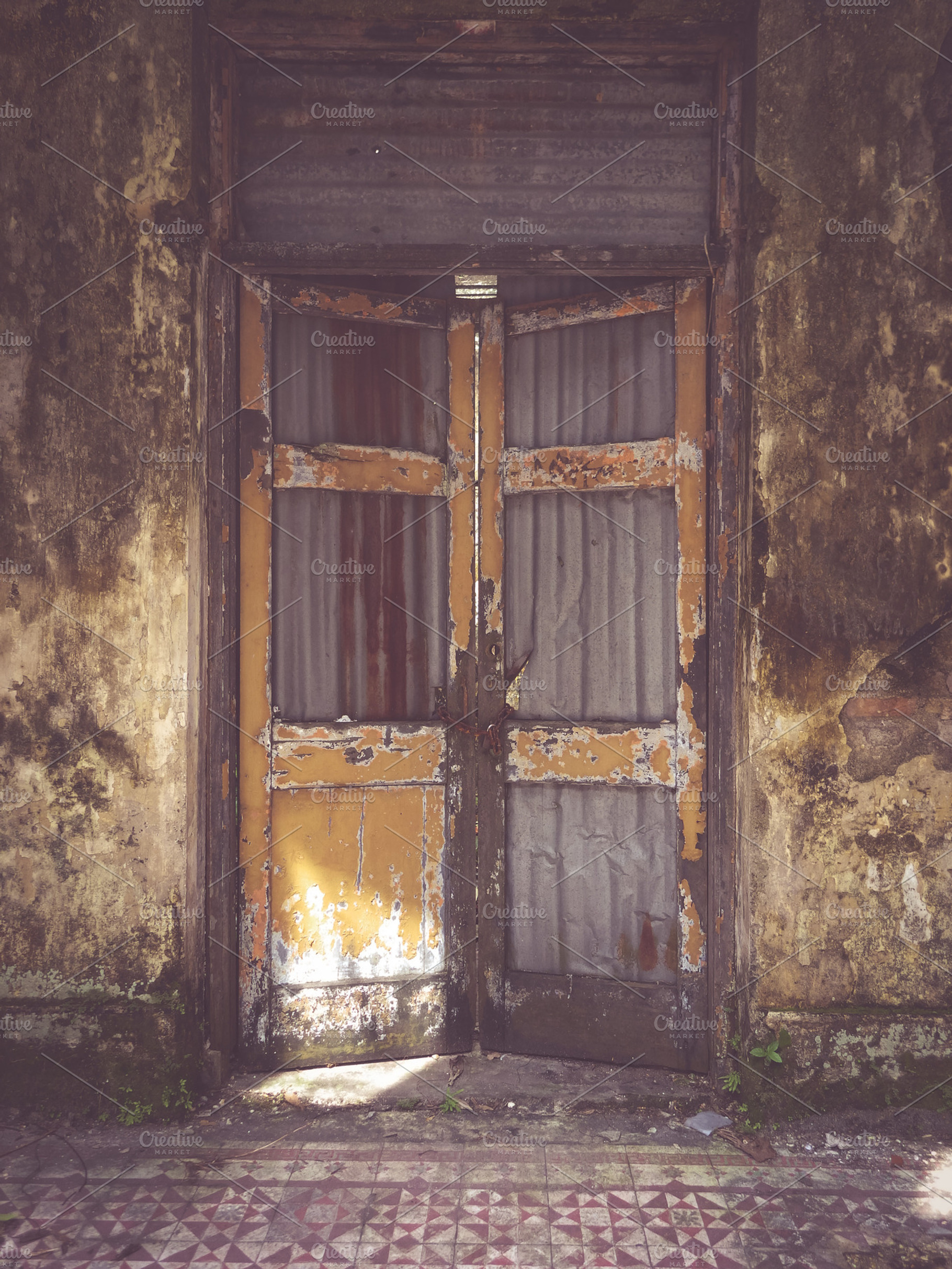 Locked door stock photo, an Architecture Photo by Studio W&W