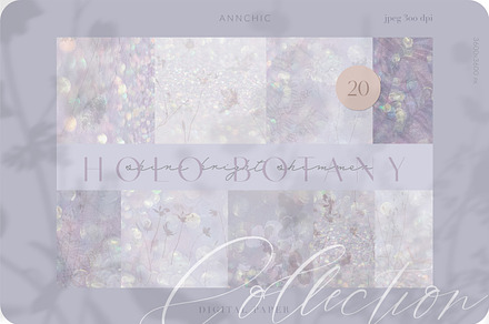 Shimmer floral patterns, a Texture Graphic by Anna Sokol