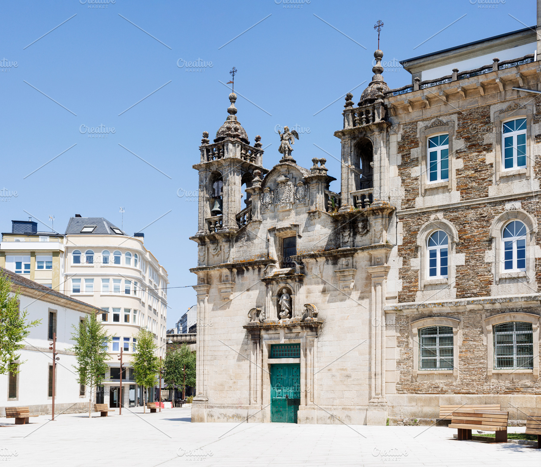 Baroque Chapel of Our Lady of the Big Eyes, Lugo, Spain, an Architecture Photo by Bepslabor
