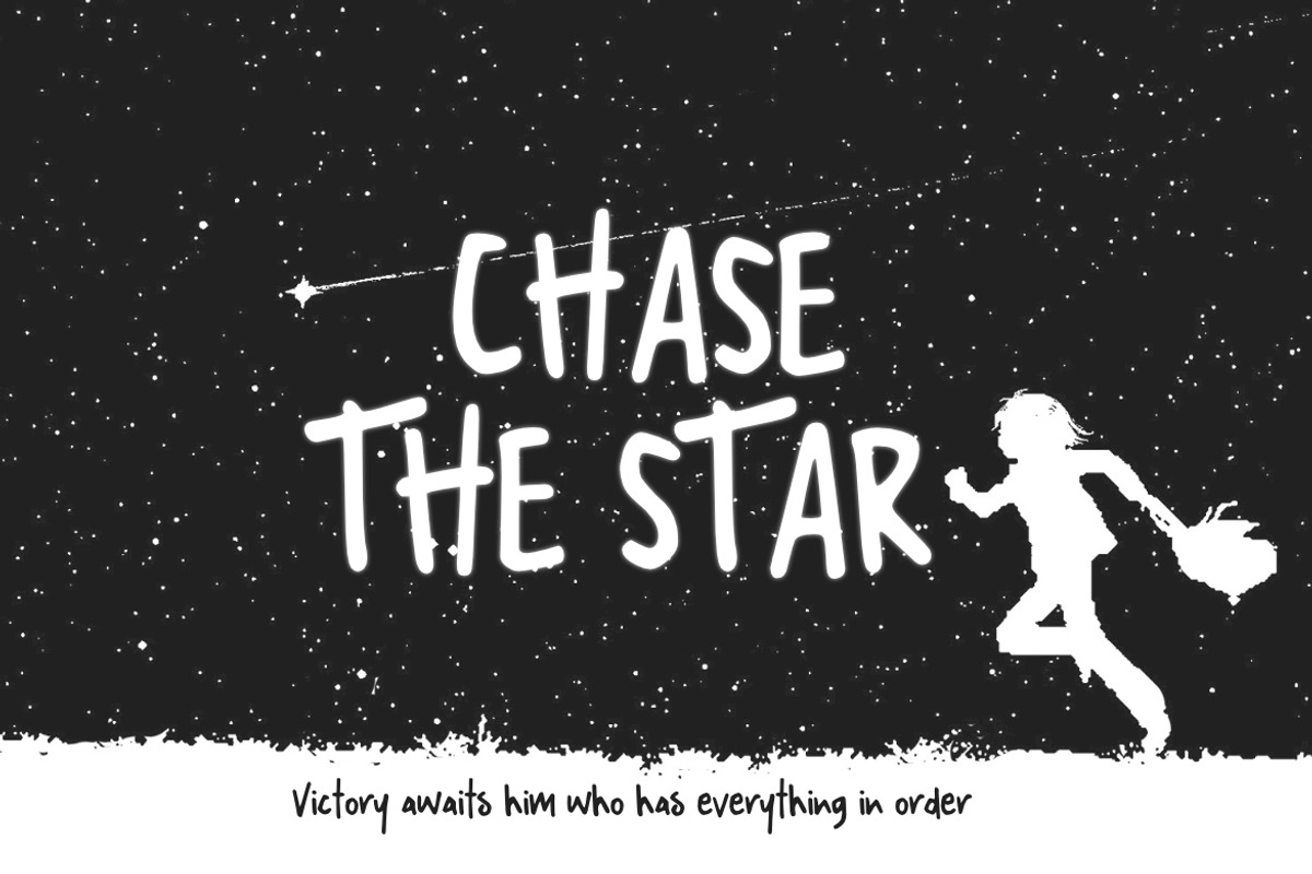 Tiny Rabbit Handwriting Font preview 3