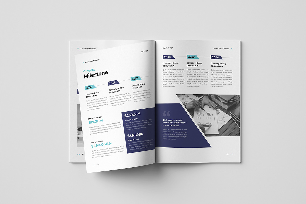 Annual Report Template, a Brochure Template by Spark_Creative (Photo 8 of 16)