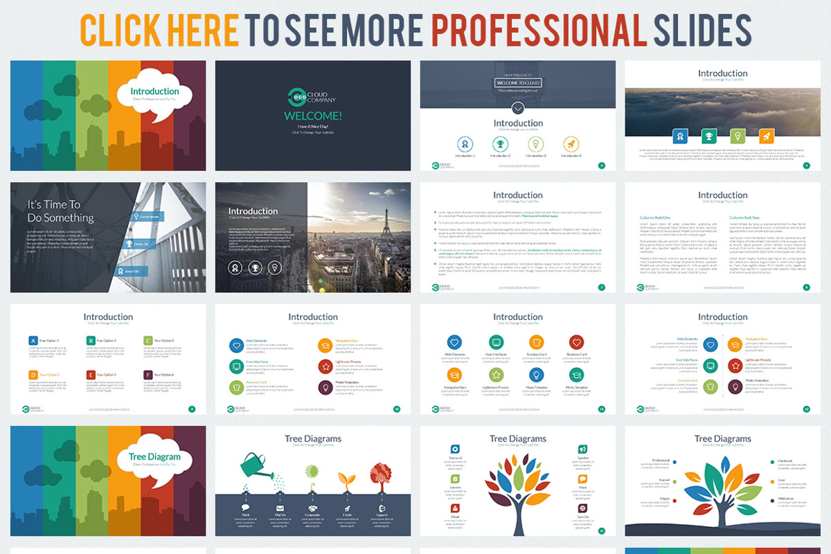 Cloud - Powerpoint Template, a Presentation Template by ProfessionalSlide (Photo 3 of 6)