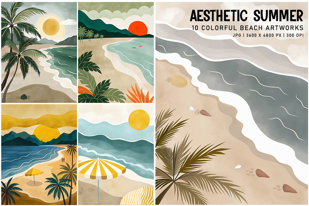 Aesthetic Summer, a Decorative Illustration by Digital Art Creations (Photo 3 of 7)