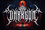 Darkson Typeface, a Blackletter Font by alit design (Thumbnail 1 of 20)