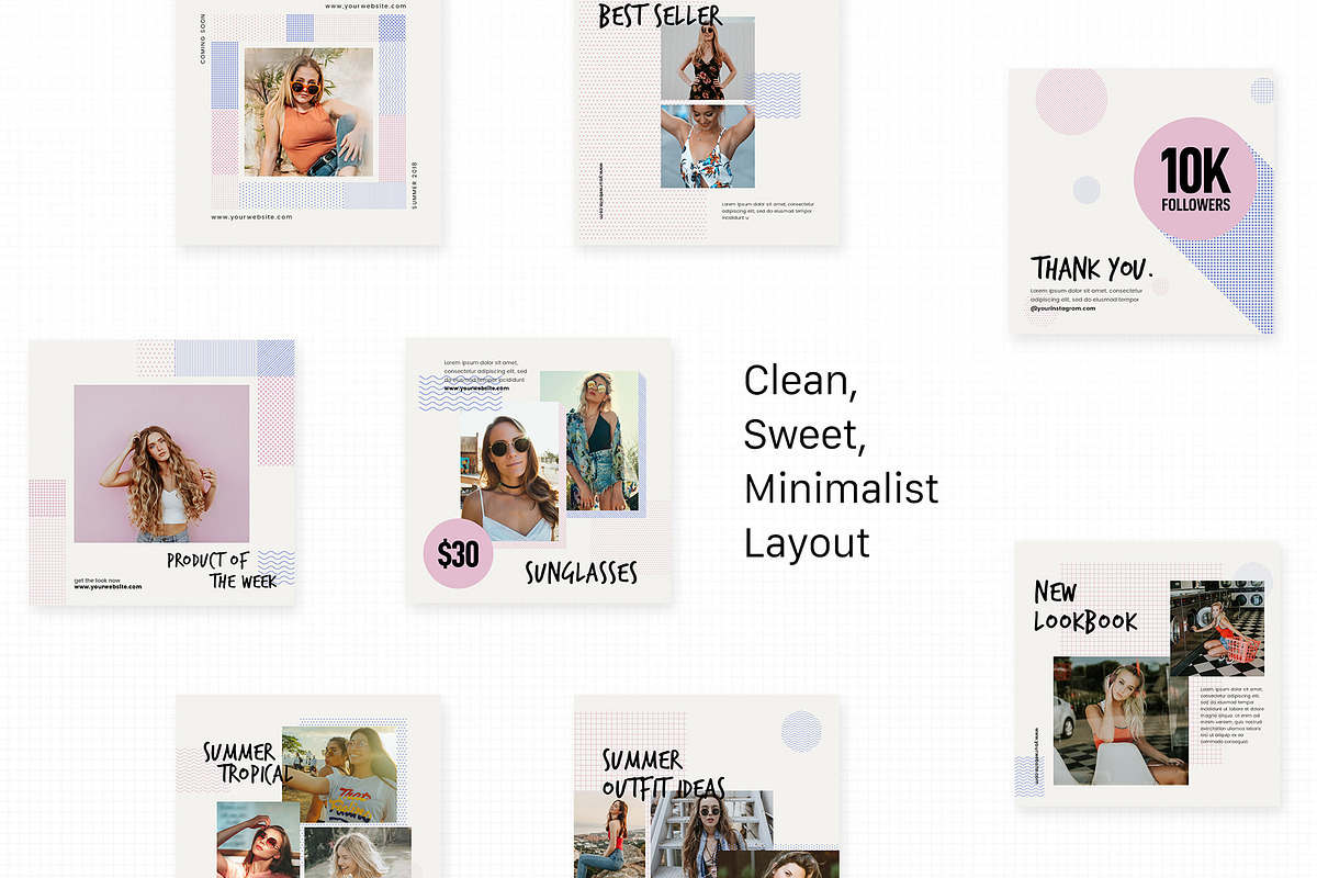 Instagram Pack - POLA, a Social Media Template by muhisya (Photo 4 of 10)