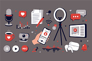 Podcast Vector Elements, an Object Illustration by alexdndz (Thumbnail 3 of 3)