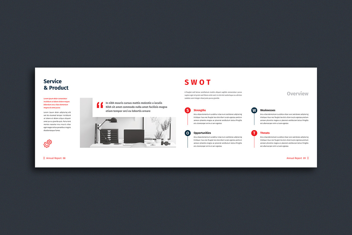 Annual Report | Canva, Indesign, a Brochure Template by ArtisticLand (Photo 6 of 11)