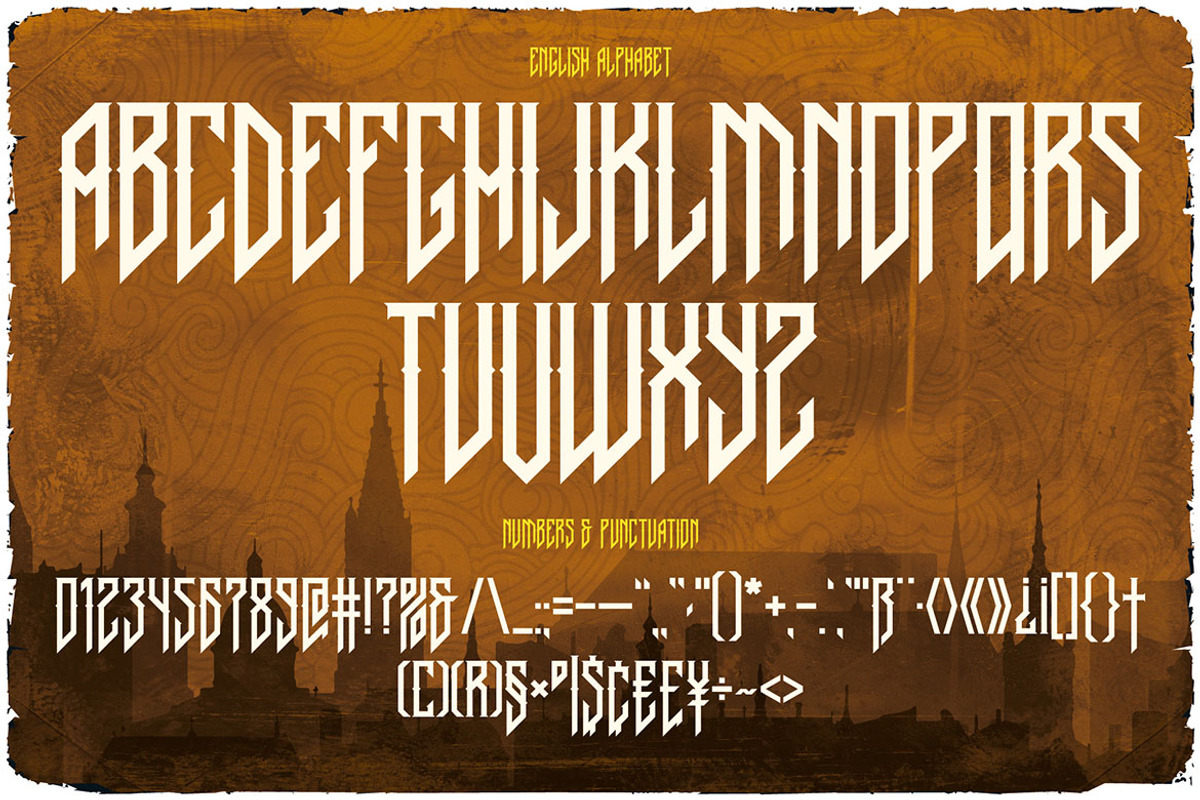 Ironspire - Blackletter Layered Font, a Blackletter Font by JumboDesign (Photo 3 of 5)