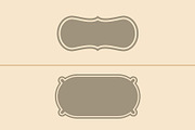50 Vintage Label Shape Collection, a Decorative Illustration by Photoshop Action (Thumbnail 12 of 15)