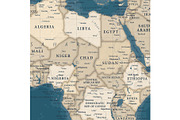 Vector World Map - Large&Detailed, an Illustration by PorcuPen Works (Thumbnail 3 of 7)