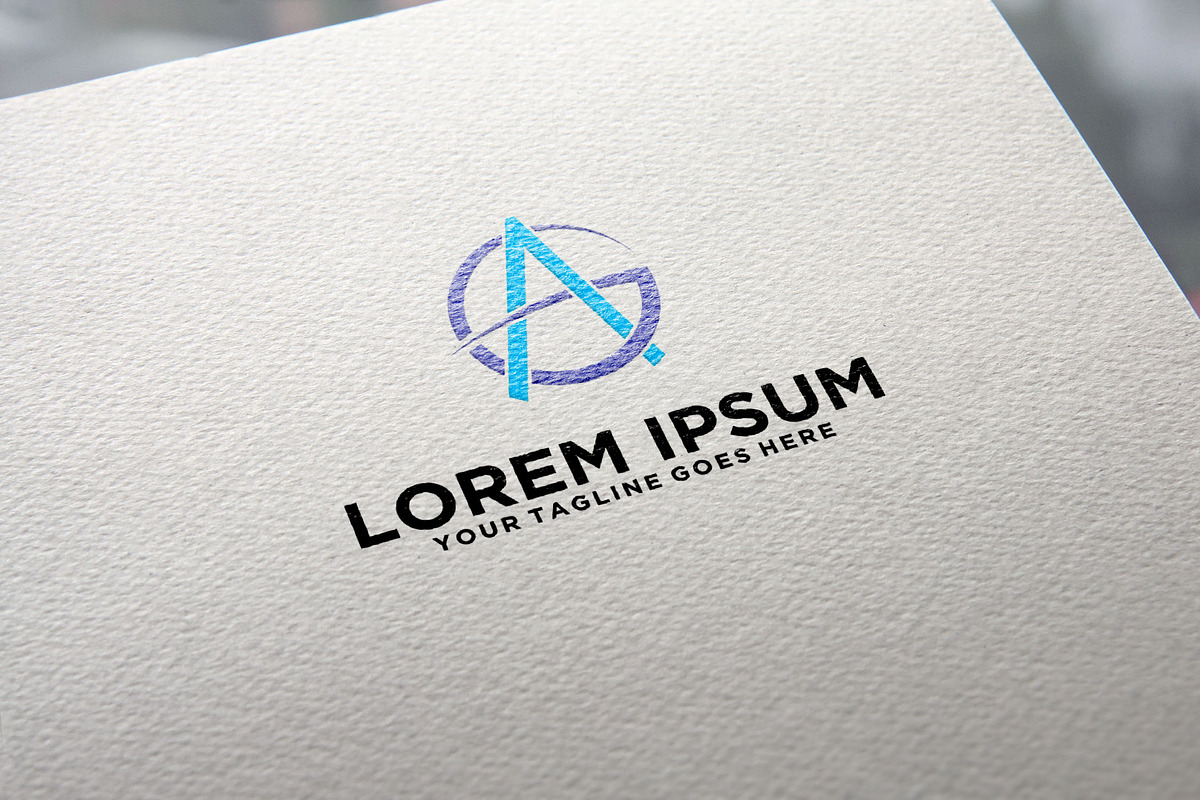 Initial GA letters logo design, a Design Template by REDVY CREATIVE