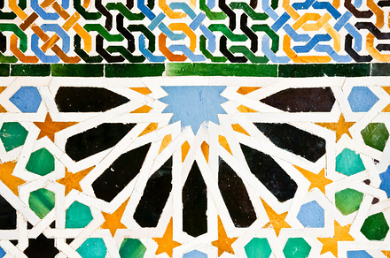 Arab tiles featuring arabic, tiles, and islamic, an Architecture Photo by Pabkov