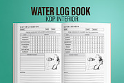 Water Logbook KDP Interior, a Templates & Theme by MatiArtShop (Thumbnail 1 of 2)