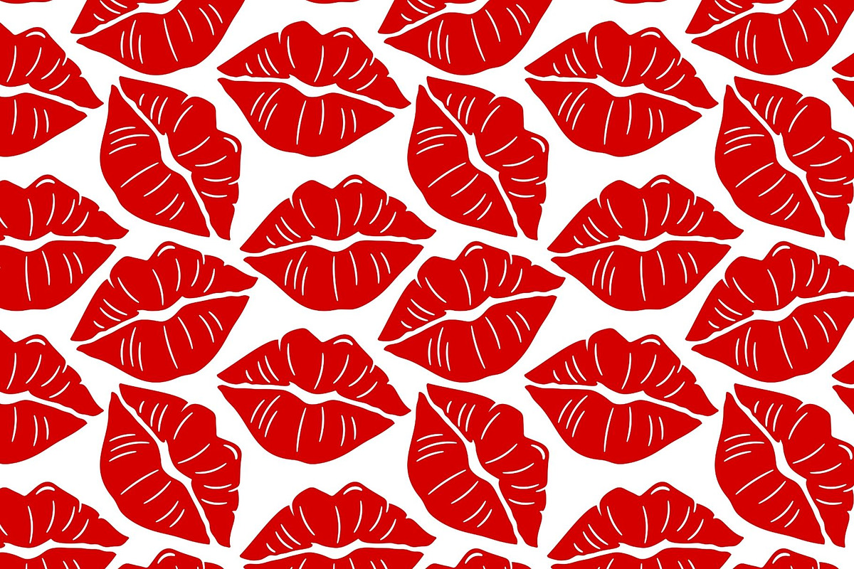 Red Lips, Kiss Print svg Kiss Vector, an Object Graphic by UniqueMe (Photo 4 of 4)
