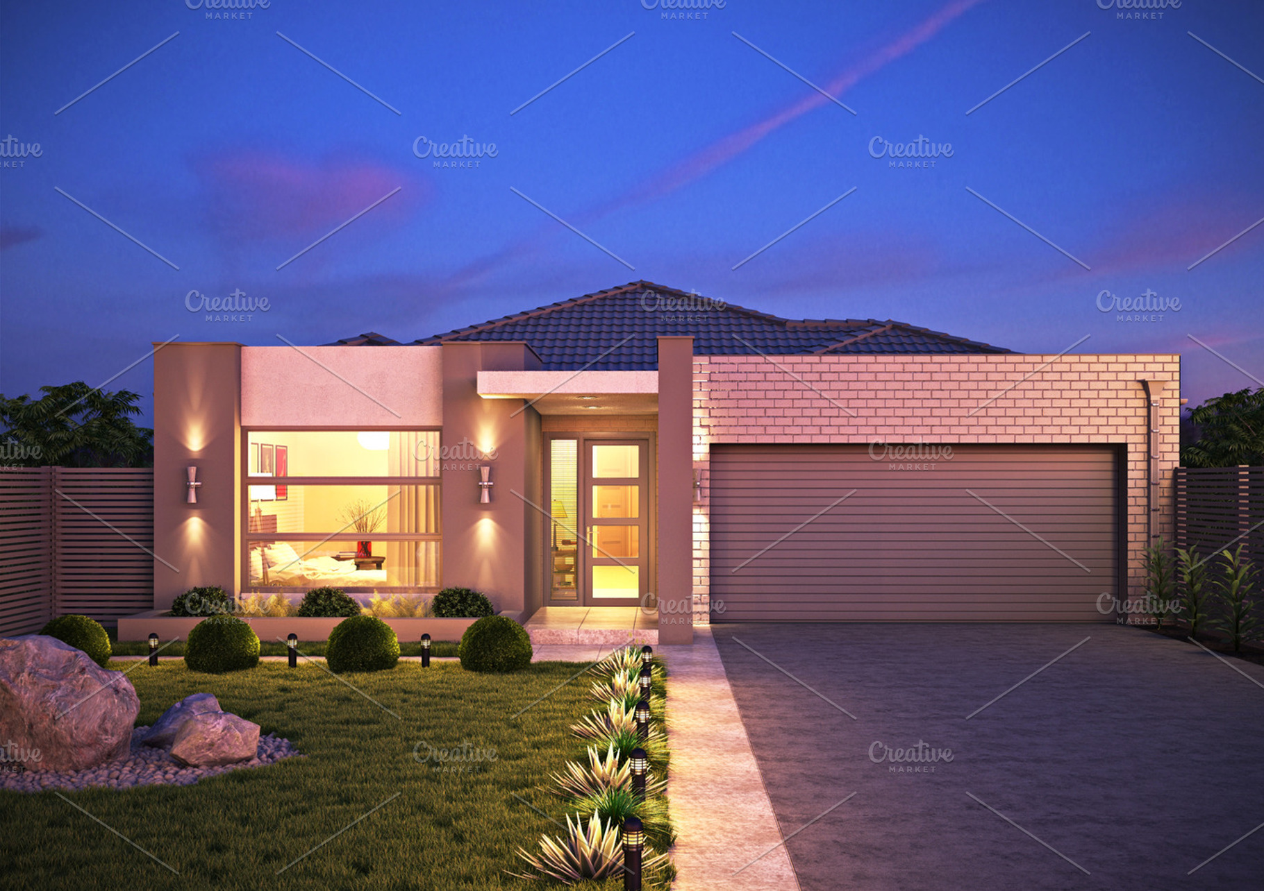 Night house, an Architecture Photo by Kalhunster