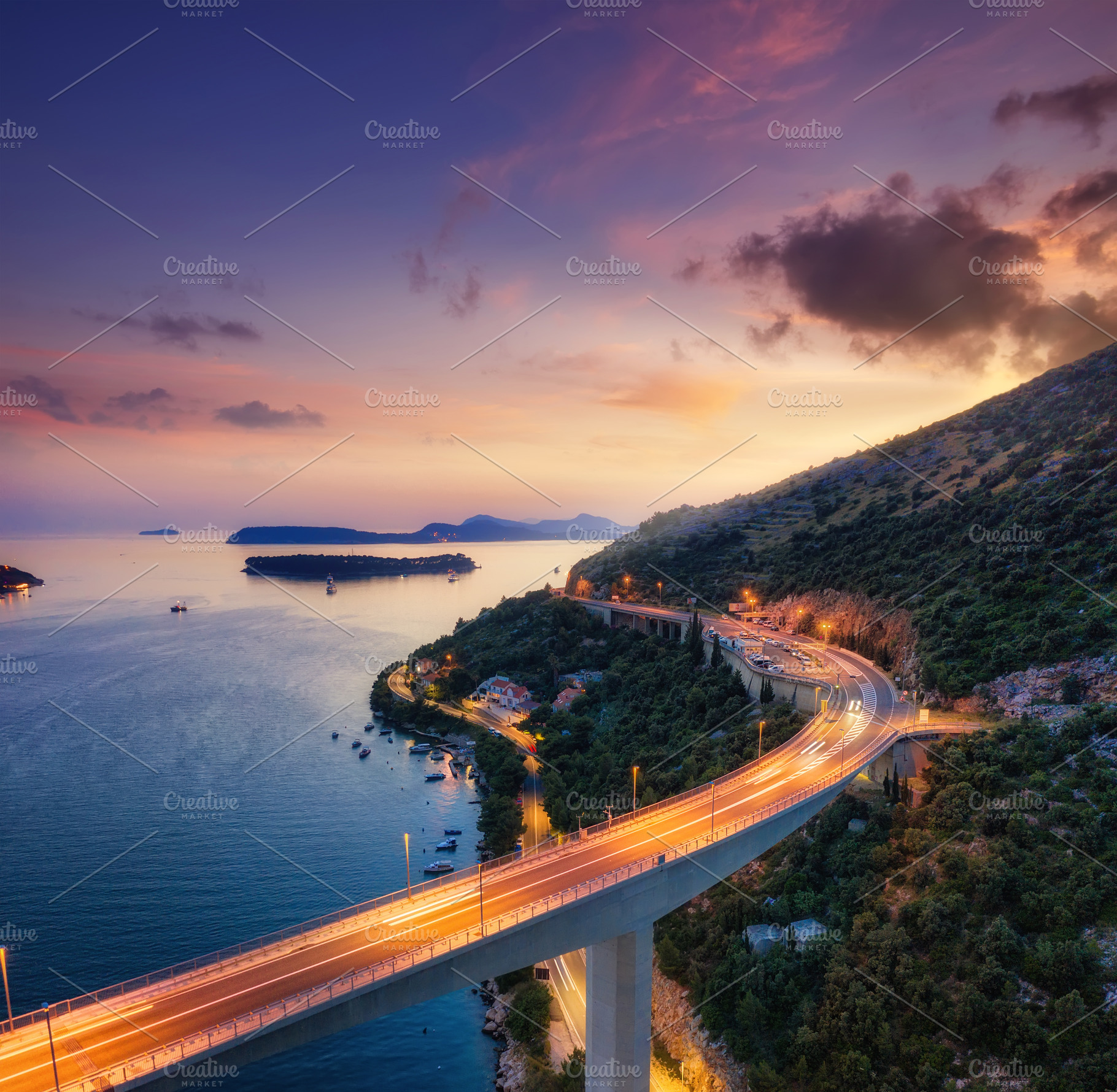Bridge along the sea shore, an Architecture Photo by Landscape and travel