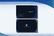 Business Card minimalist Dark blue, a Business Card Template by dulchaer29 (Thumbnail 1 of 3)