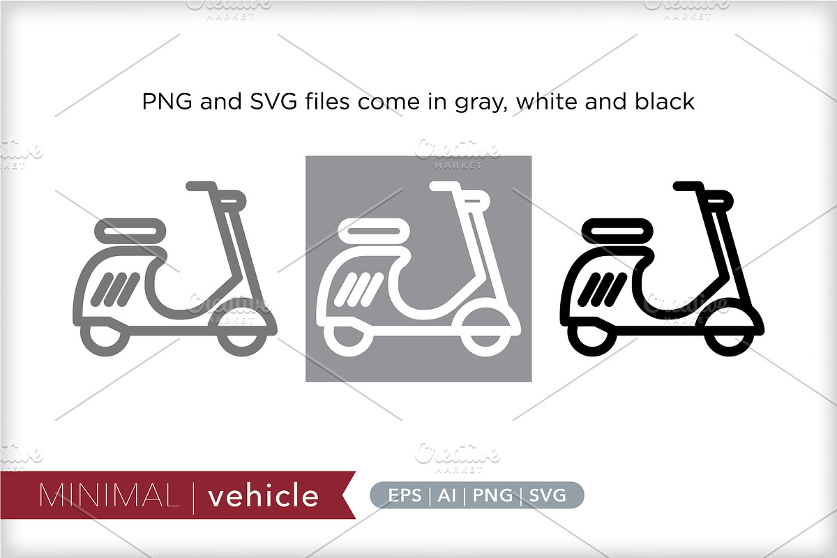 Minimal vehicle icons, an Outline Icon by Picture Window (Photo 2 of 5)