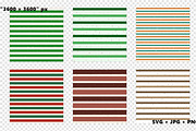 Christmas Horizontal Stripe Patterns, a Pattern Graphic by Gfx Expert Team (Thumbnail 2 of 3)