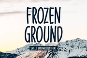 Frozen Ground Typeface, a Handwritten Font by Seemly Fonts (Thumbnail 1 of 5)