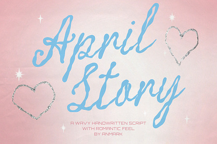April Story Wavy Romantic Script