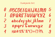 Chunkymonk - Casual Handwritten Font, a Handwritten Font by Berdansabersama (Thumbnail 2 of 8)