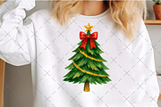 Coquette Christmas Tree Faux Glitter, an Illustration by Craft Nest (Thumbnail 6 of 6)