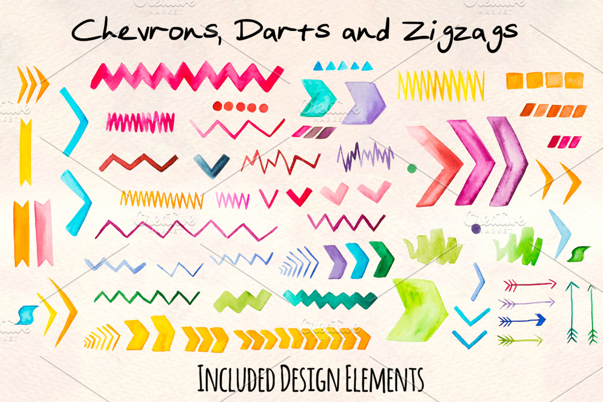 Watercolor Embellishment Kit, a Decorative Illustration by Violet LeBeaux (Photo 3 of 5)