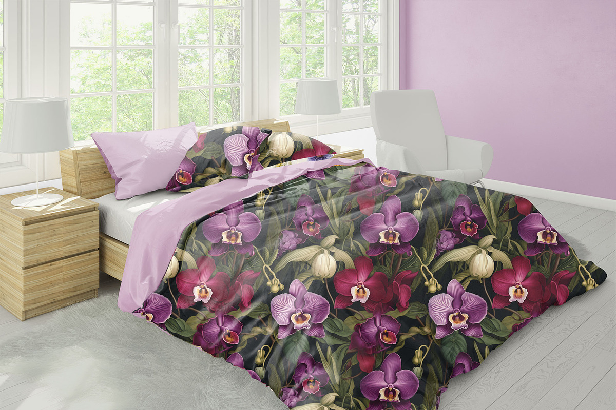 Floral Seamless Patterns + Cliparts, a Pattern Graphic by Olya Creative (Photo 9 of 20)