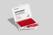 Supplement Sachet Box Mockup, a Packaging Mockup by Unerispace (Thumbnail 2 of 4)