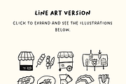 +109 Street Food Set Illustration, a Food Illustration by The Journey Atelier (Thumbnail 5 of 5)
