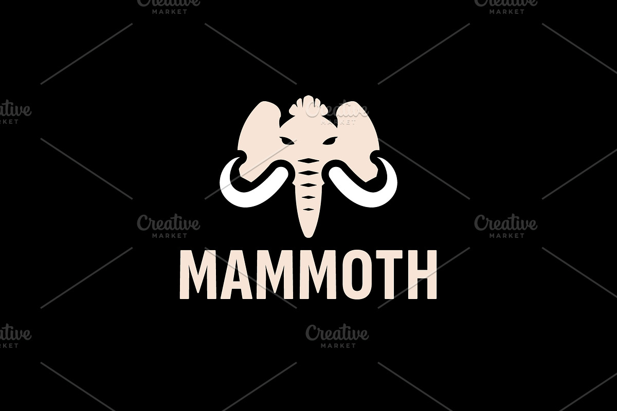 Mammoth logo icon illustration, a Branding & Logo Template by Dyn Studio