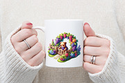 Bear in Grape Garden Clipart, a Graphic by SinaCreation (Thumbnail 5 of 6)